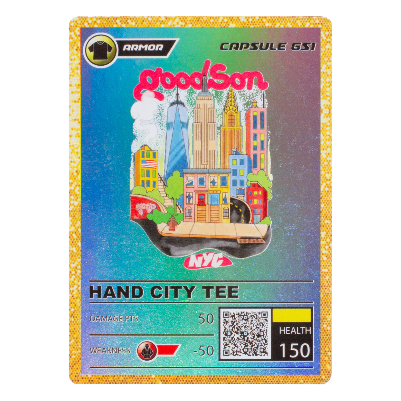 Hand City Tee White Alpha Card (Aura x0)