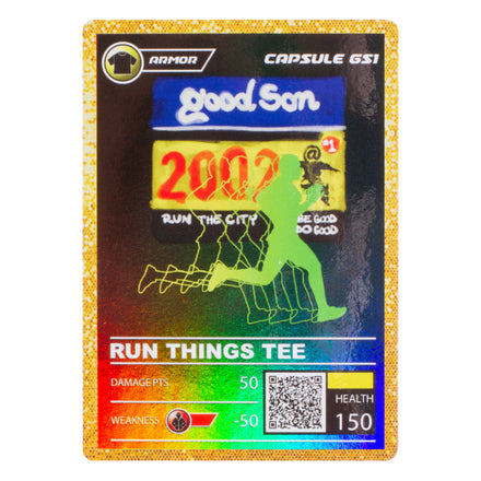 Run Things Tee Black Alpha Card (Aura x0)