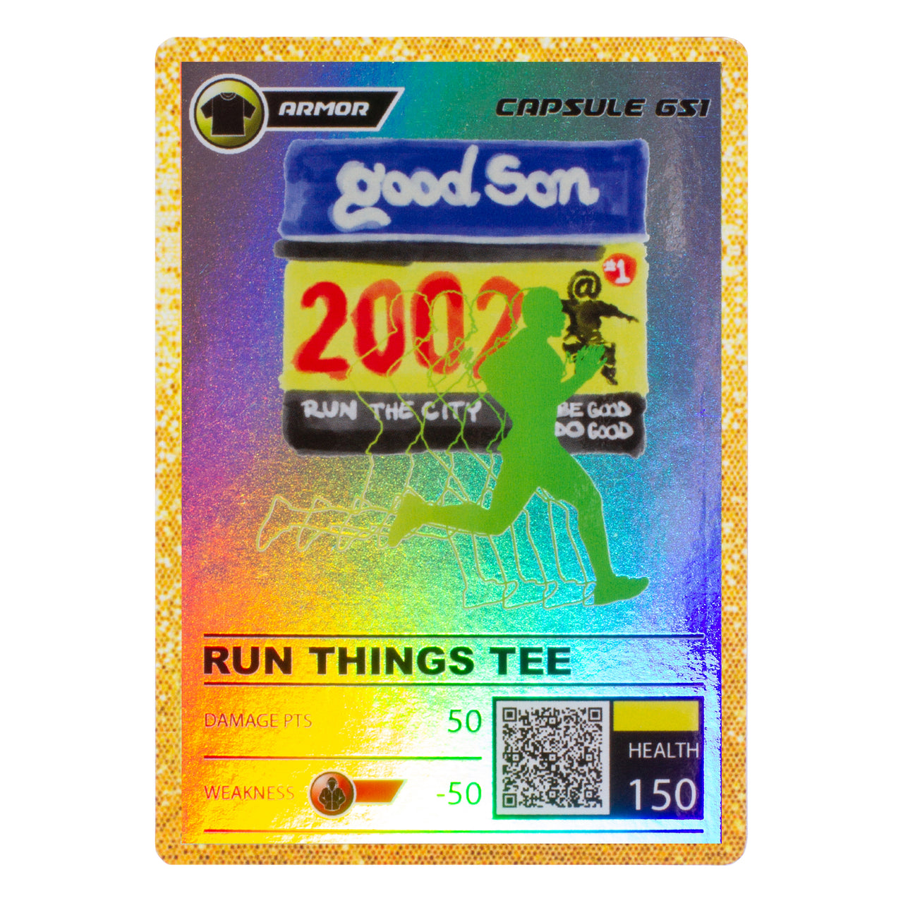 Run Things Tee White Alpha Card (Aura x3)