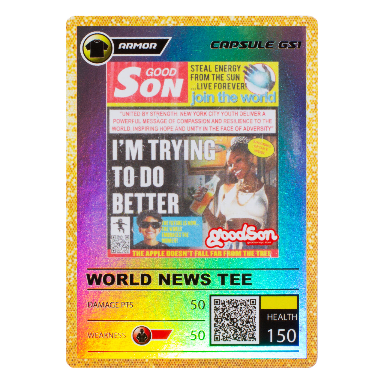 World News Tee White Alpha Card (Aura x3)
